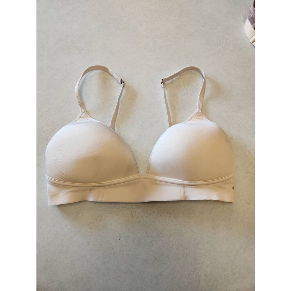 Aerie 34C Real Me Full Coverage Wireless Bra White